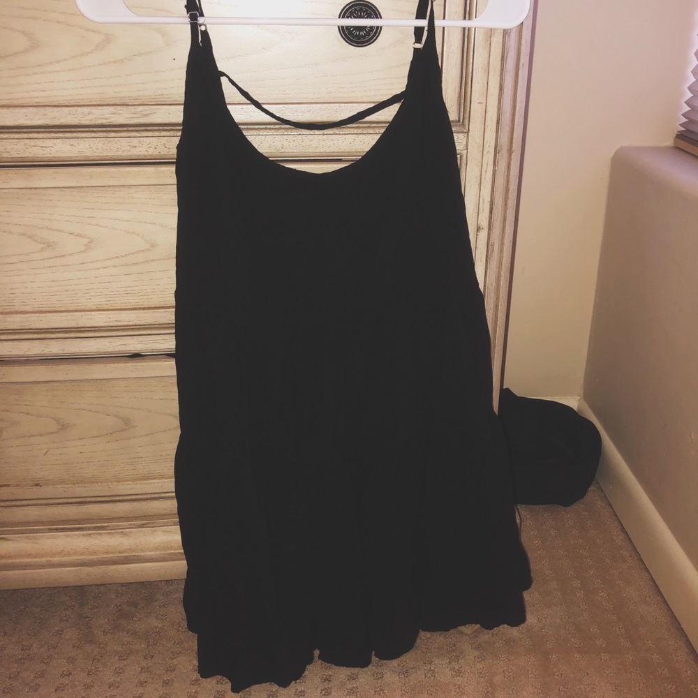 Black flowy dress